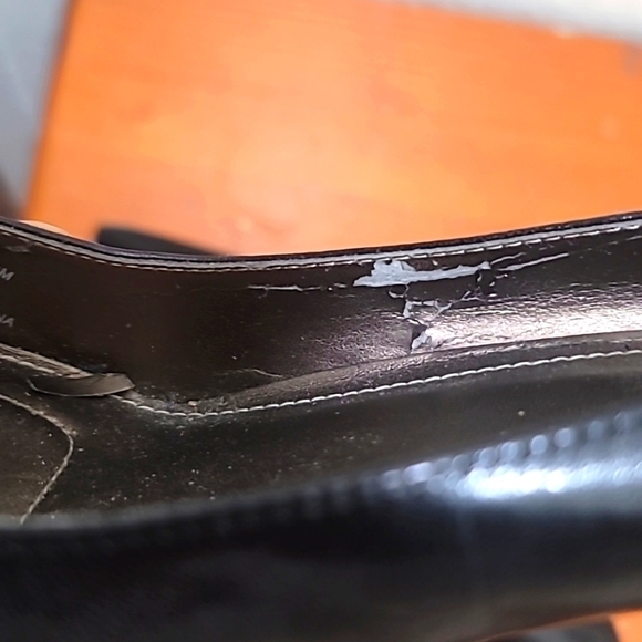 CALVIN KLEIN BLACK DOLLY WOMEN'S KIDSKIN HEEL SHOES SIZE 9 - Picture 11 of 13